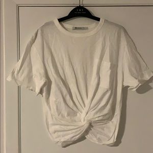 T by Alexander Wang knotted shirt